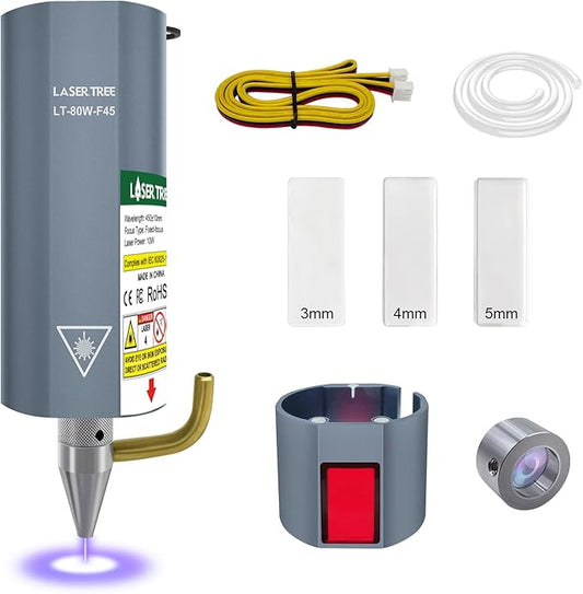 LASER TREE 10W Engraving Laser Module – Ultra-Fine Compressed Spot for CNC and DIY Engravers