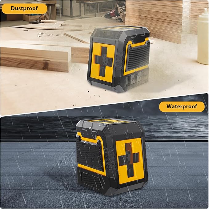 ASOBRIS Laser Level Self-Leveling 360° Horizontal & Vertical with Tripod for Construction & Renovation