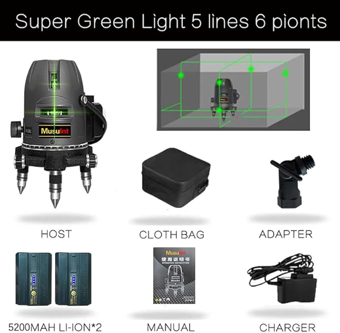 Outdoor Picture Hanging Leveling Tool with Rotating Laser