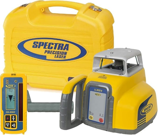 Spectra Precision LL300N-4 Rotary Laser Level with HL450 Receiver