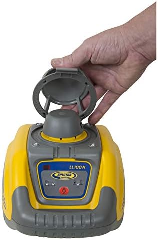 Spectra Precision LL100N Self-Leveling Rotary Laser Level Kit – HR320 Receiver, Rod Clamp, Carry Case & Batteries