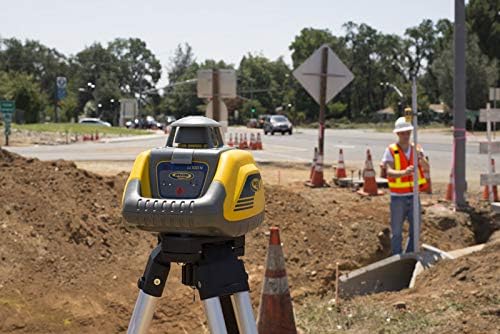 Spectra Precision LL100N Self-Leveling Rotary Laser Level Kit – HR320 Receiver, Rod Clamp, Carry Case & Batteries