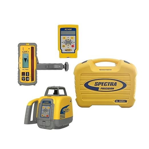 Spectra Precision GL1425C Automatic Level - High-Performance Laser Level for Precise Landscaping and Construction