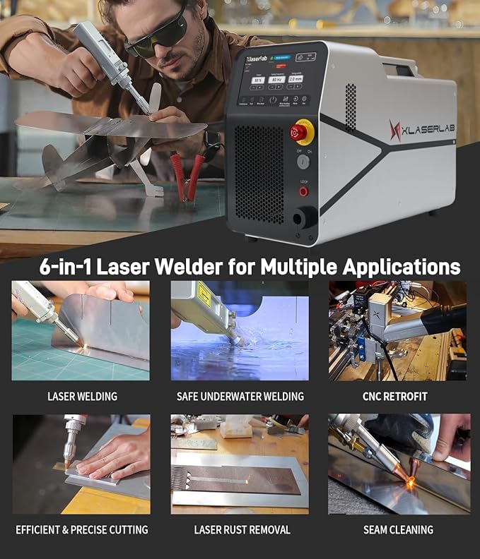 XLASERLAB X1pro Laser Welding Machine – Portable Handheld 1000W Laser Welder with Adjustable Power, High Precision, and Smart Controls